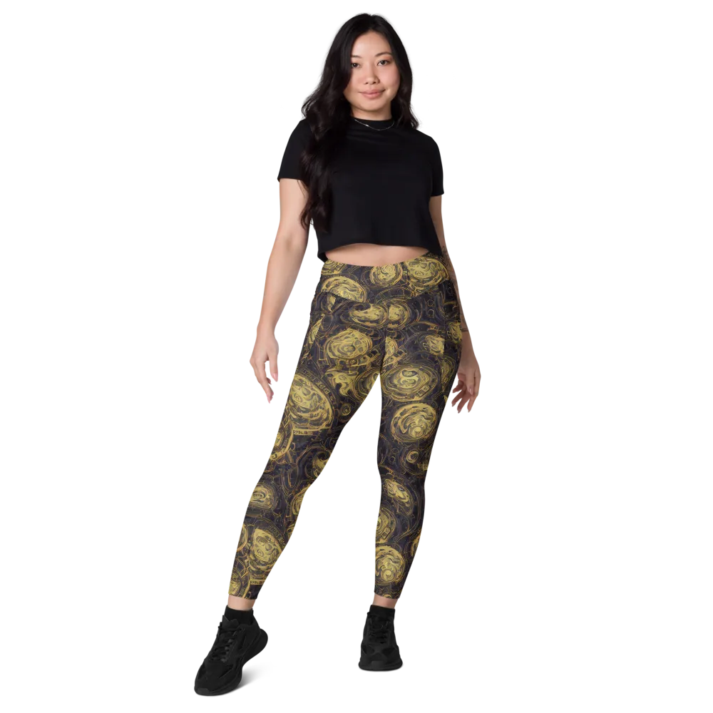 Astral Crucible on Leggings with Pockets — Front