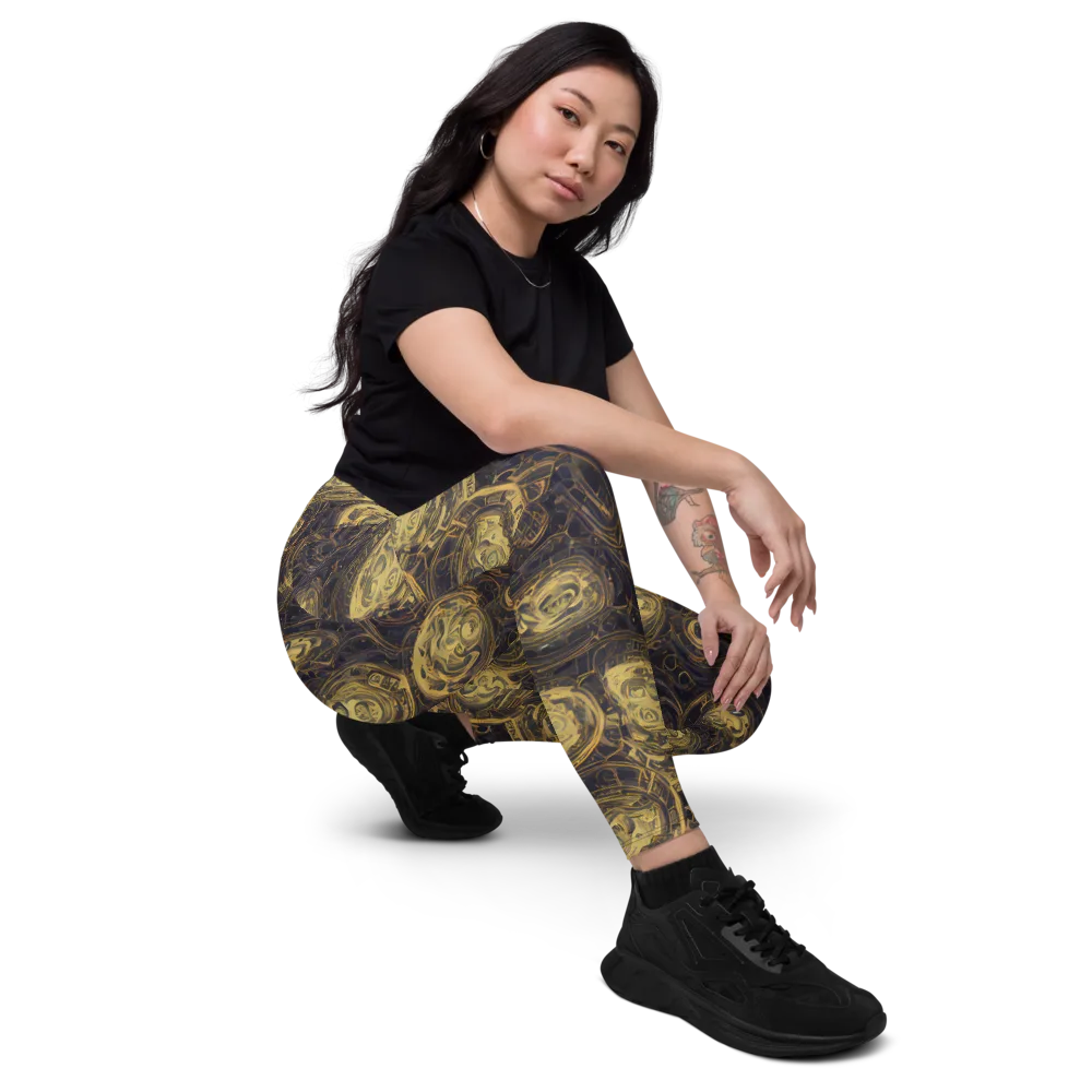 Astral Crucible on Leggings with Pockets — Right Front