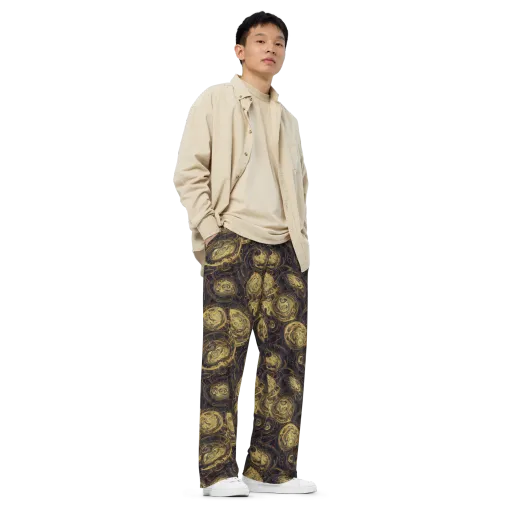 Astral Crucible on a Wide-Leg Pants