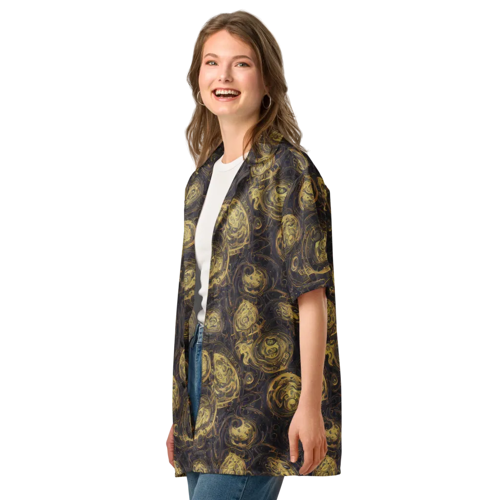 Astral Crucible on Button Shirt — Left Front