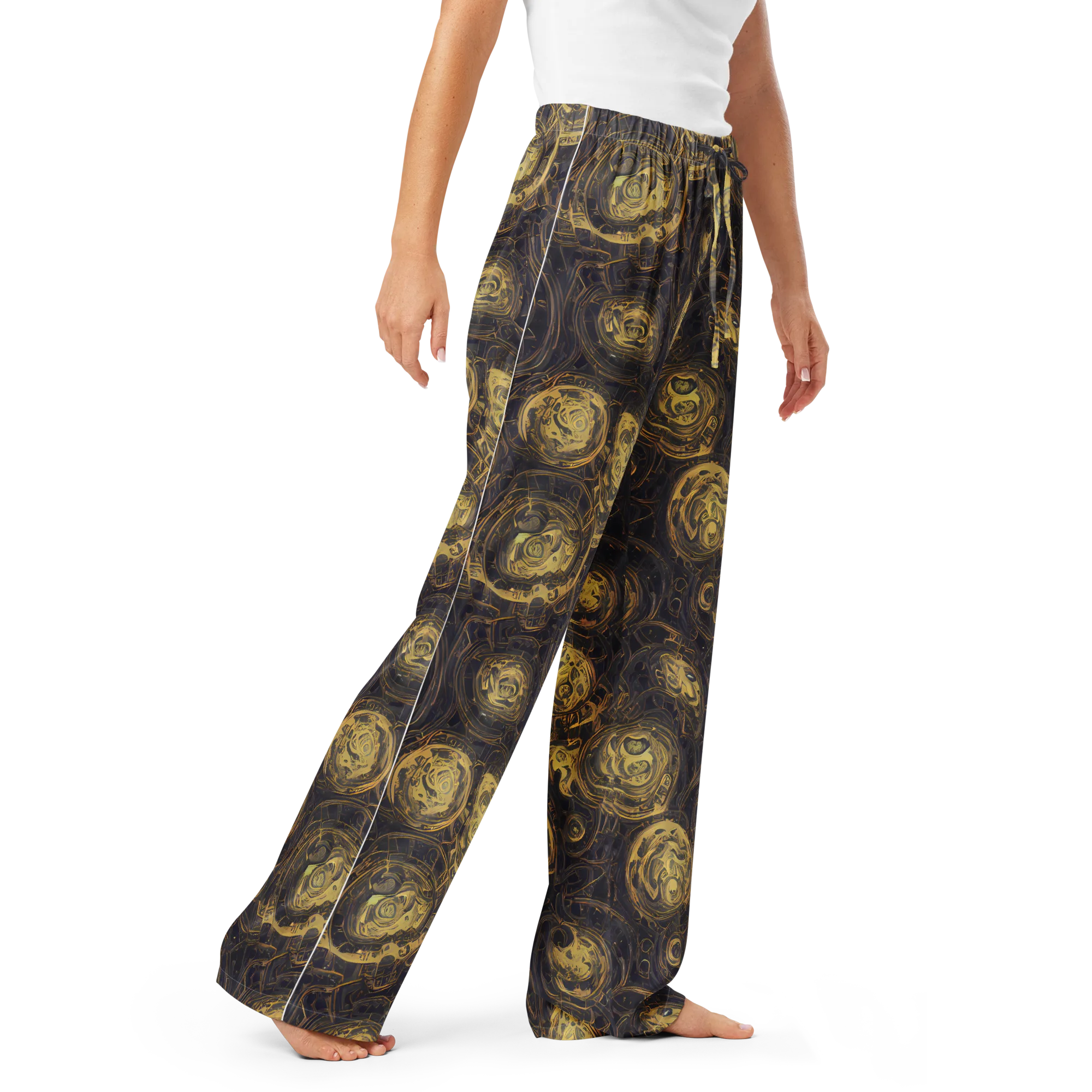 Astral Crucible on Women's Pajama Pants — Right Front