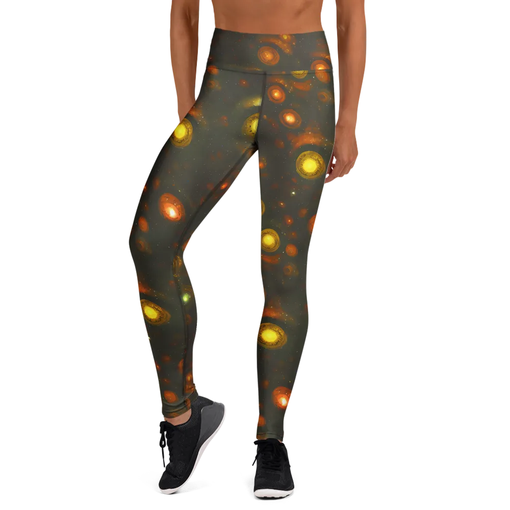 Solar Relics on Yoga Leggings — Front
