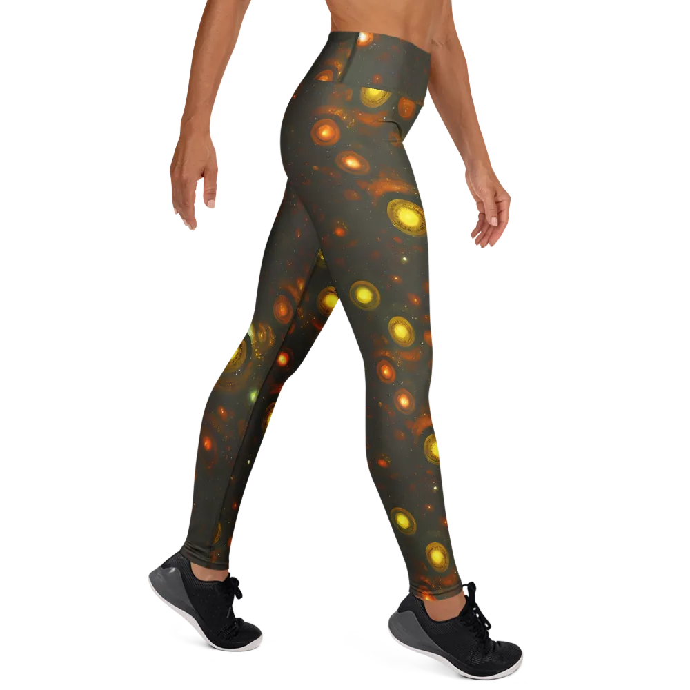 Solar Relics on Yoga Leggings — Right