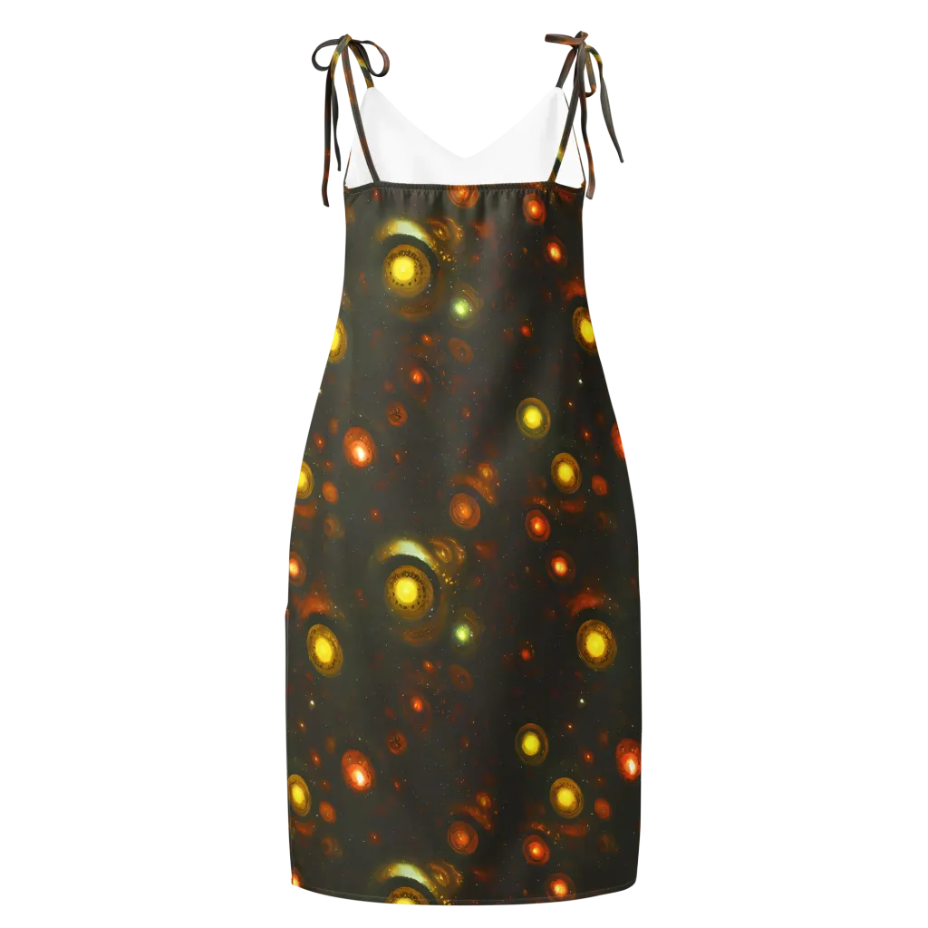 Solar Relics on Slip Dress — Back