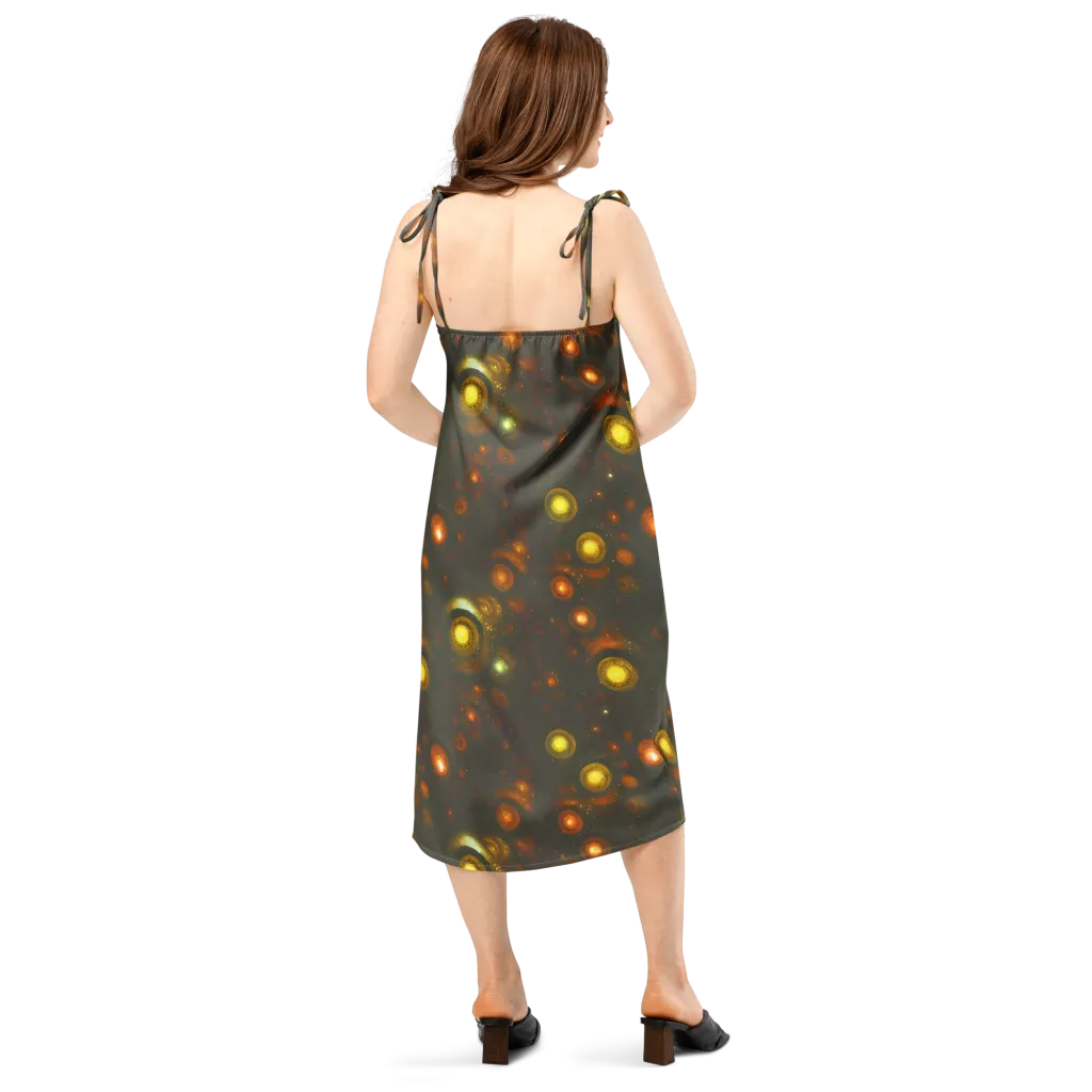 Solar Relics on Slip Dress — Back