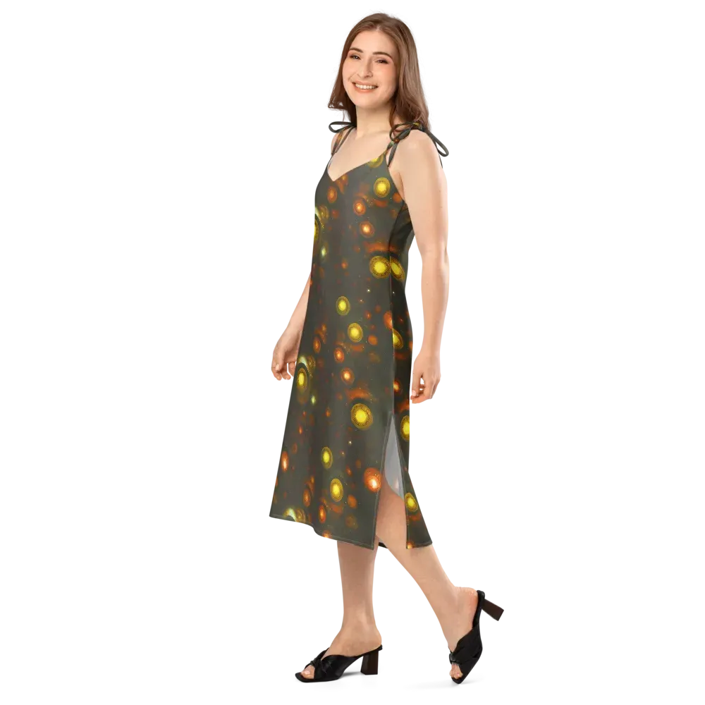 Solar Relics on Slip Dress — Left Front