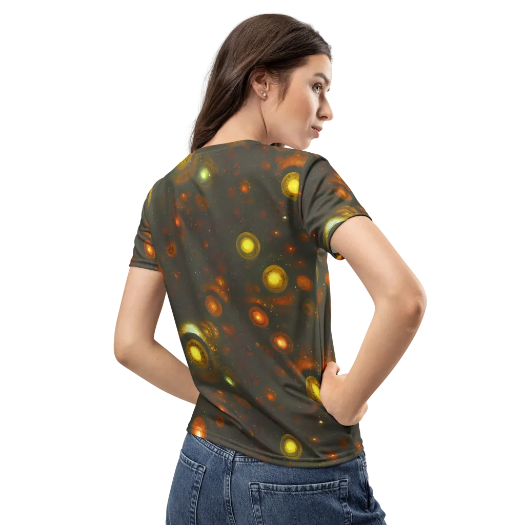 Solar Relics on Women's Crew Neck T-Shirt — Back