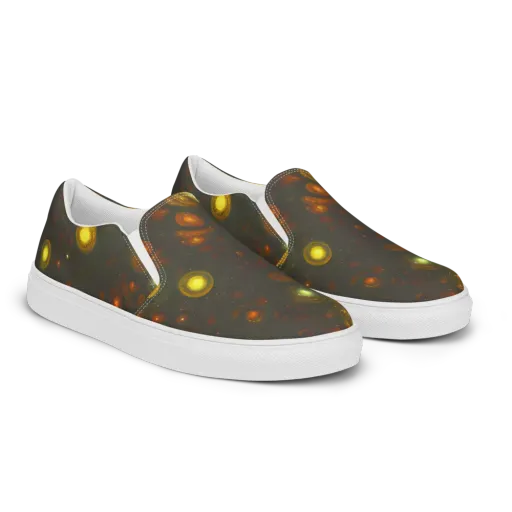 Solar Relics on a Men's Slip-On Canvas Shoes