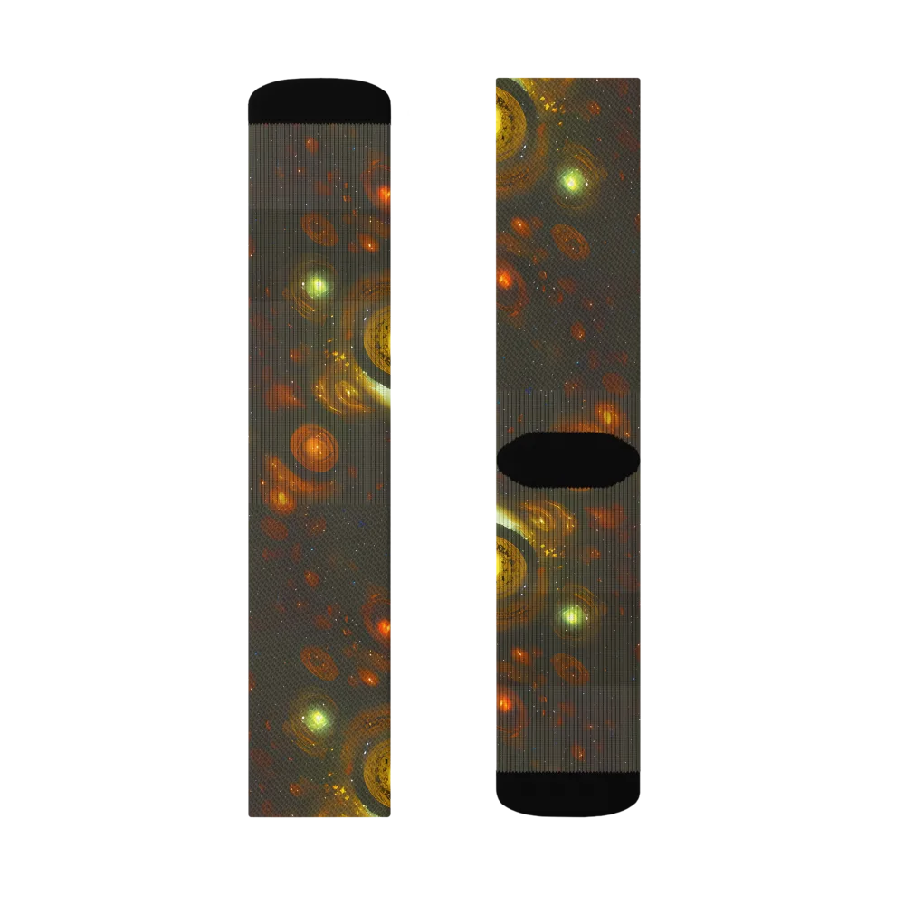 Solar Relics on Socks — Right Sock