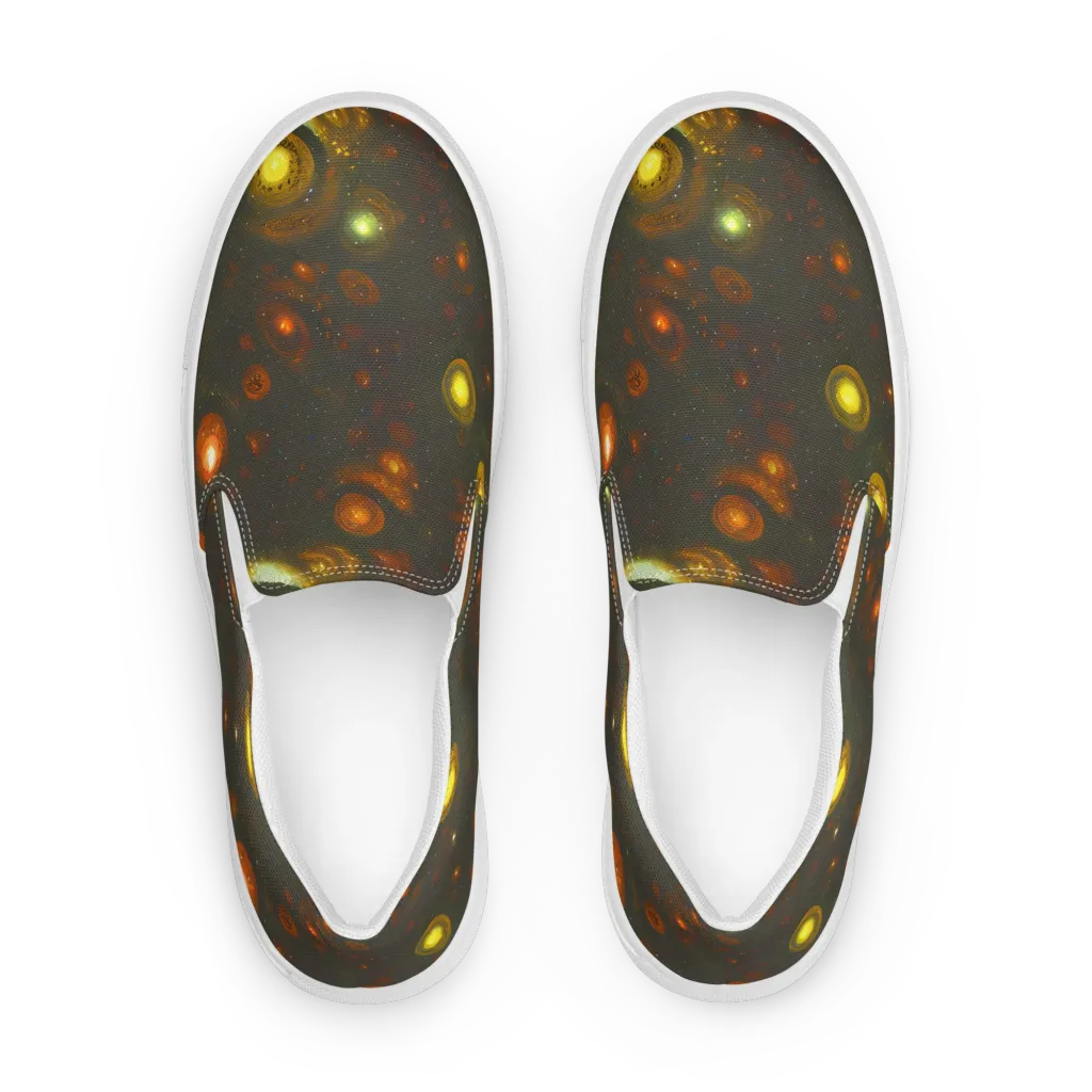 Solar Relics on Women's Slip-On Canvas Shoes — Front