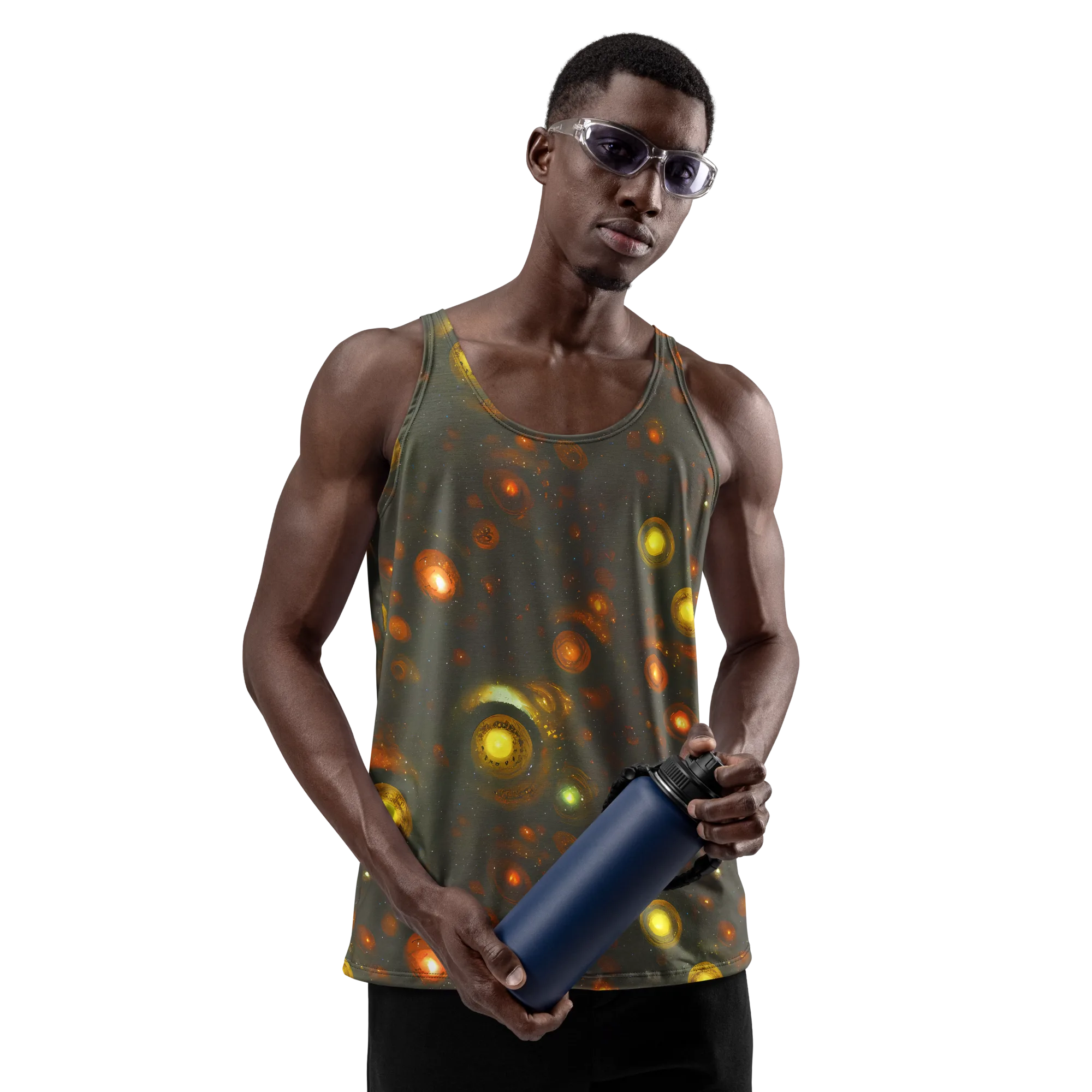 Solar Relics on Men's Tank Top — Front