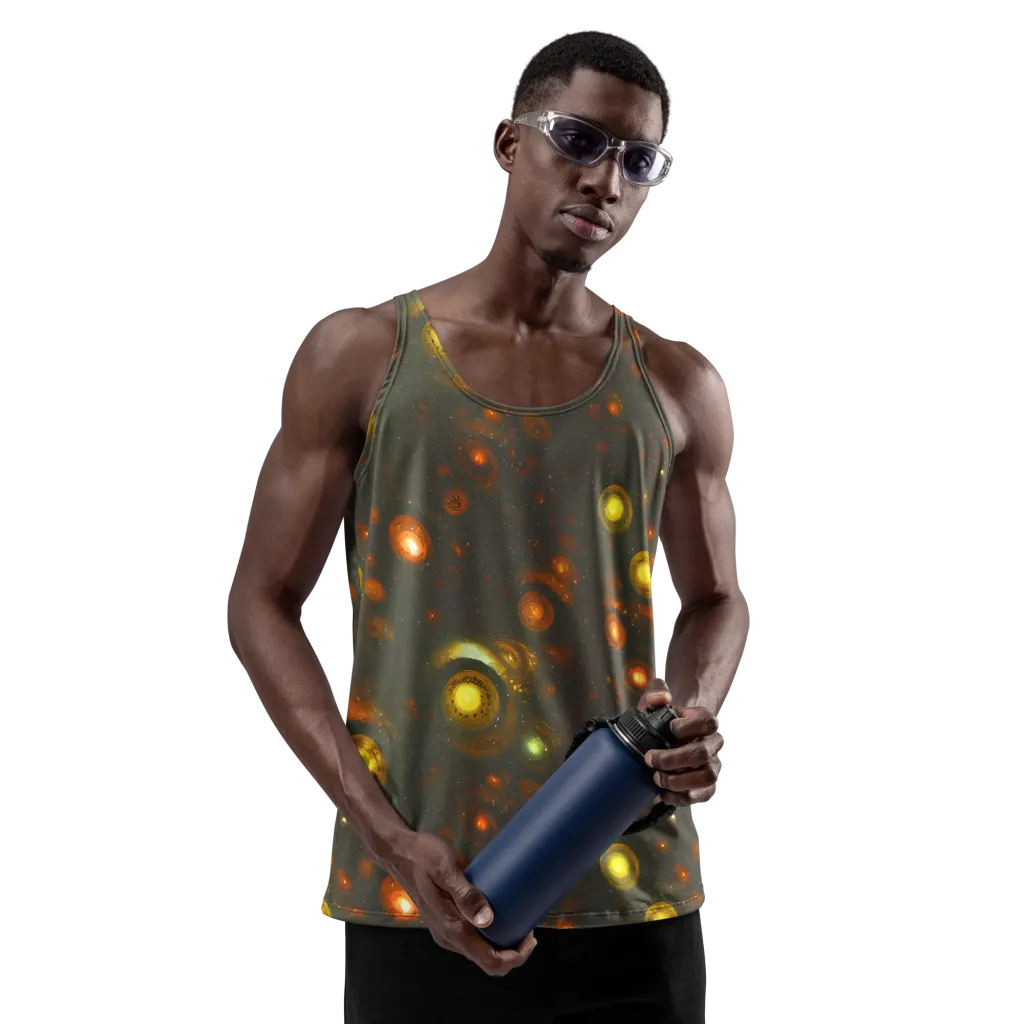 Solar Relics on Men's Tank Top — Front