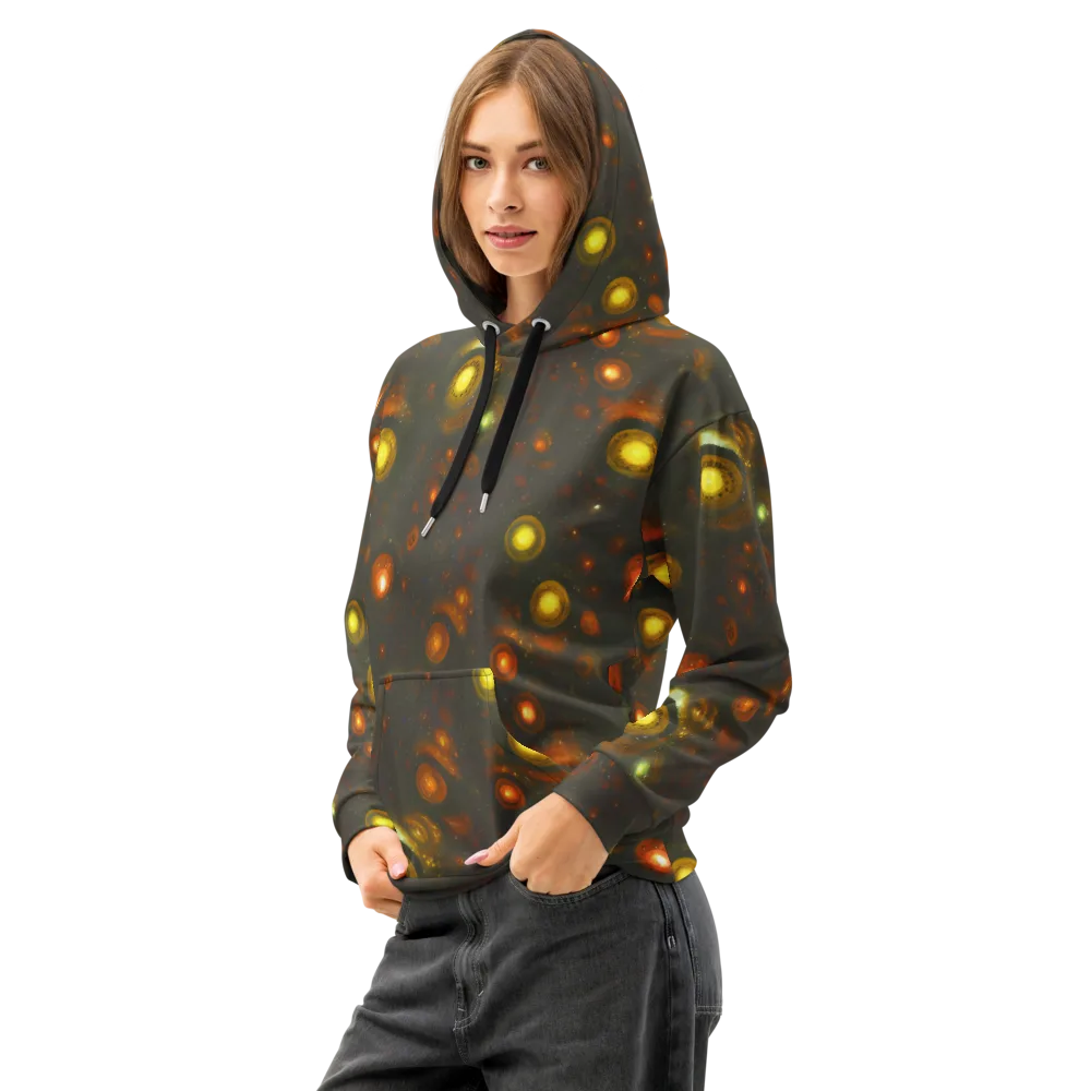 Solar Relics on Cotton Hoodie — Left Front