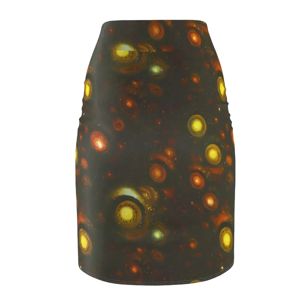Solar Relics on Pencil Skirt — Back