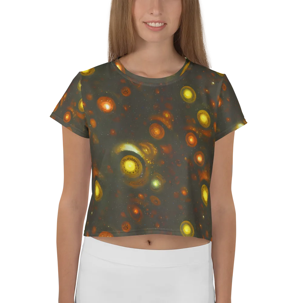 Solar Relics on Crop Tee — Front