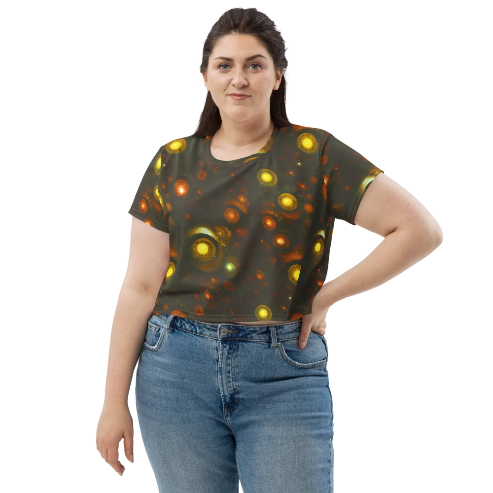 Solar Relics on Crop Tee — Front