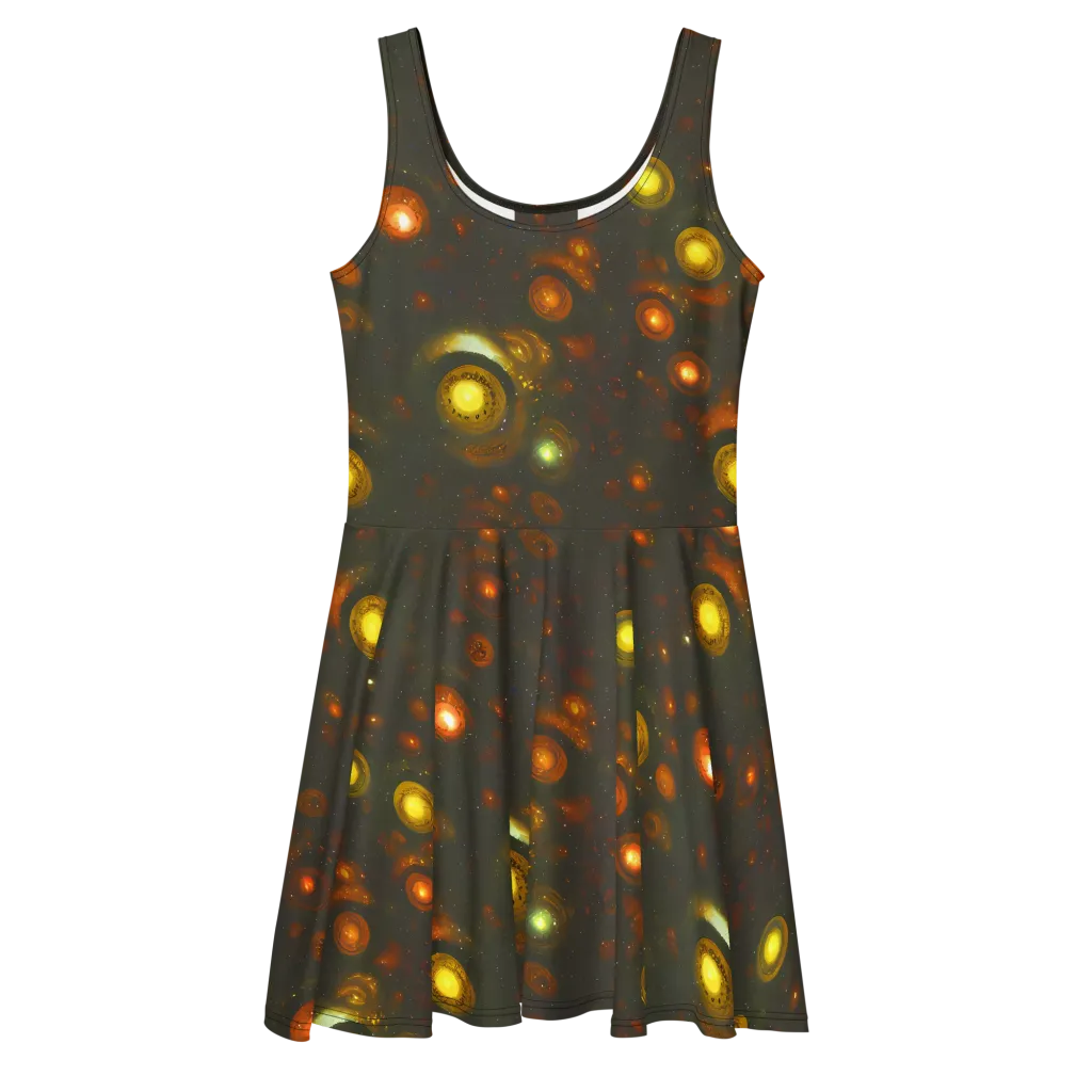 Solar Relics on Skater Dress — Front