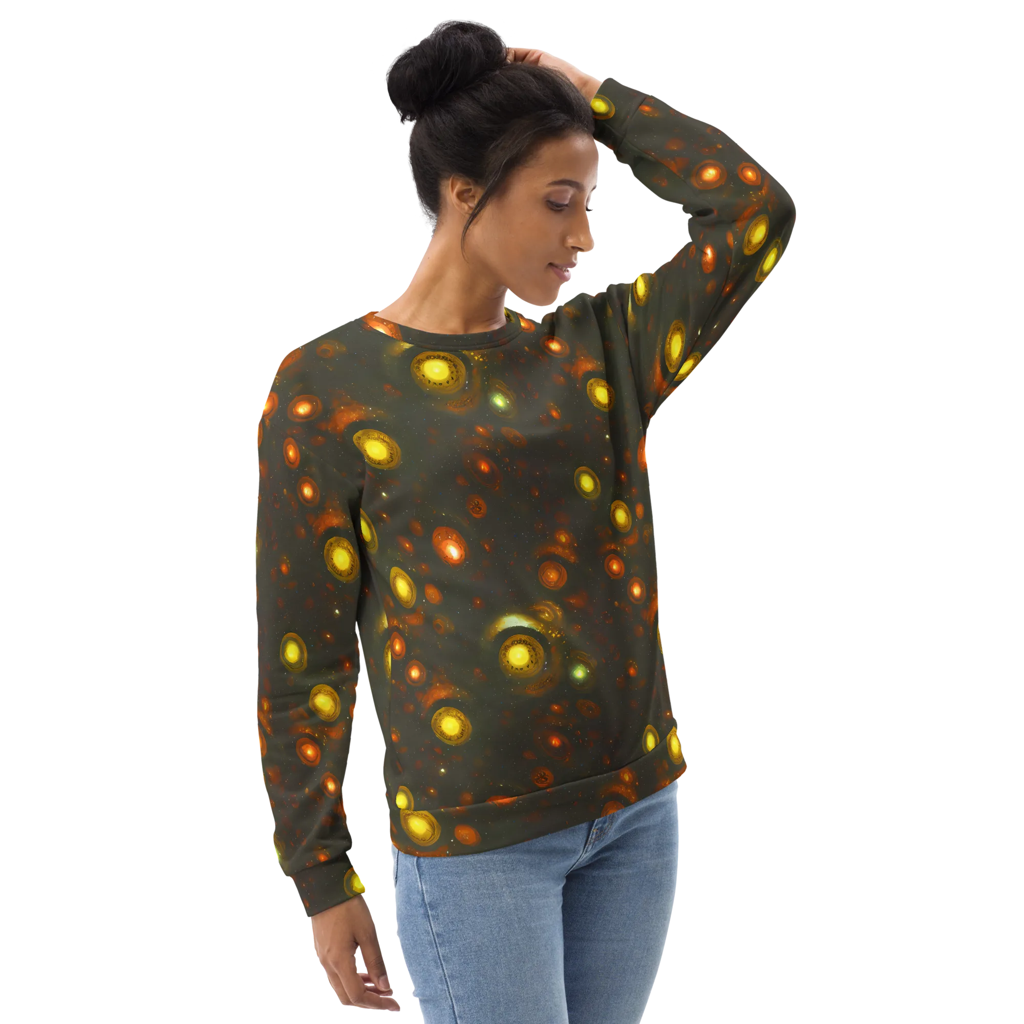 Solar Relics on Sweatshirt — Right Front