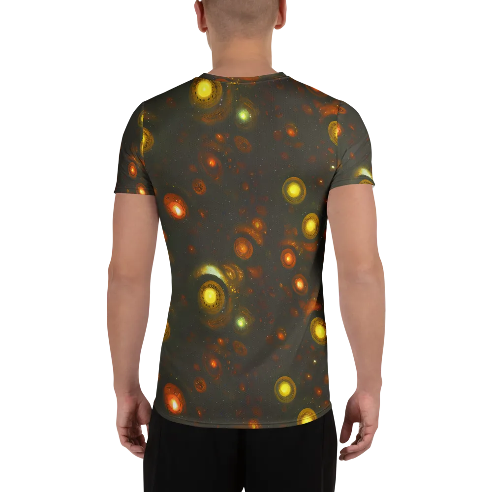 Solar Relics on Men's Athletic T-Shirt — Back