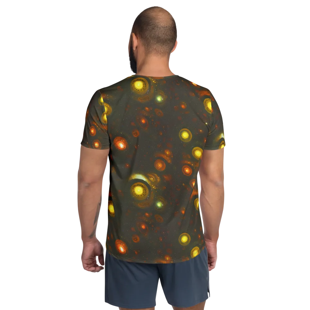 Solar Relics on Men's Athletic T-Shirt — Back