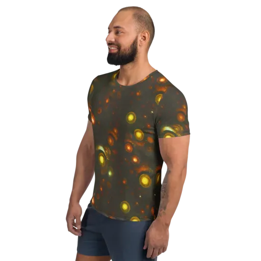 Solar Relics on a Men's Athletic T-Shirt