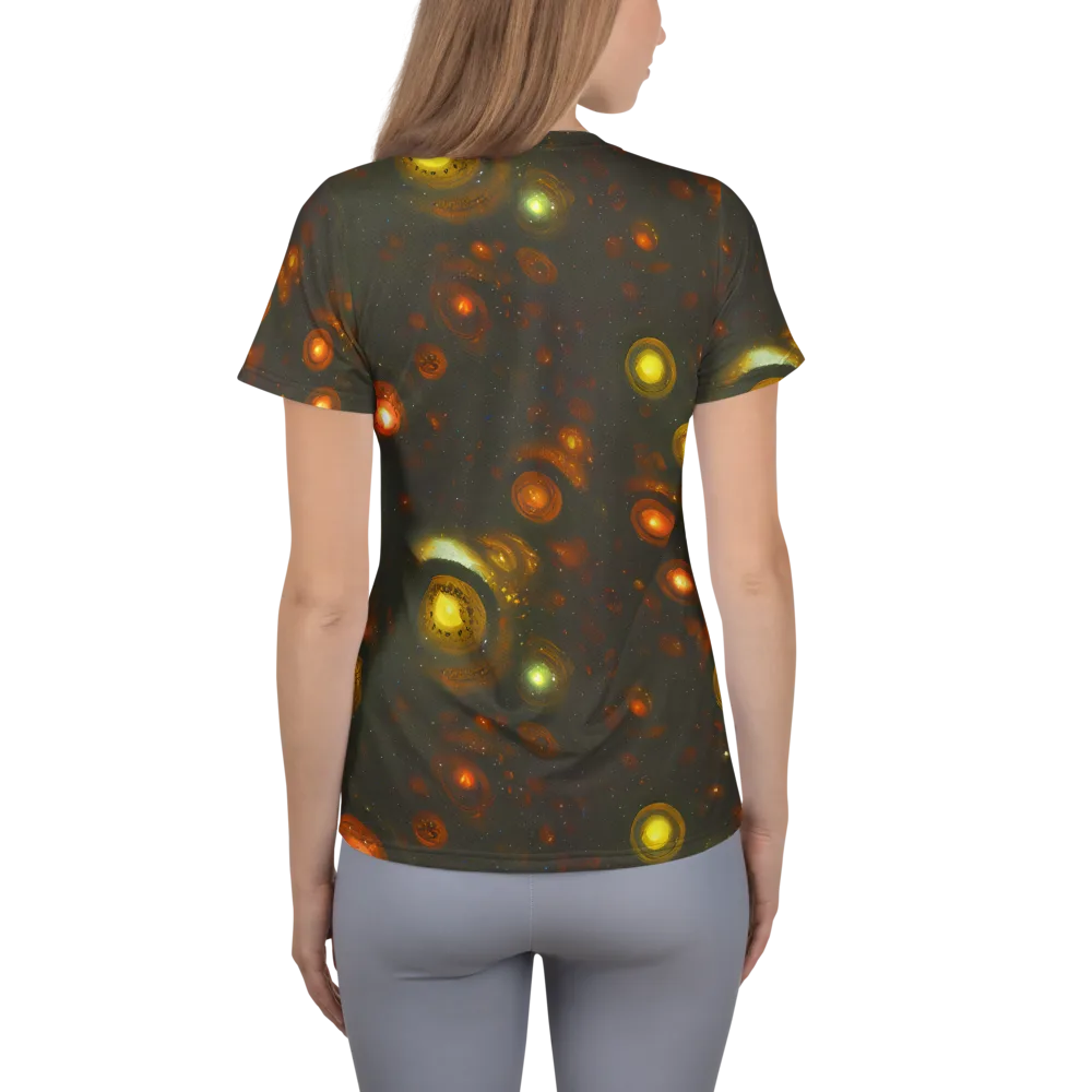 Solar Relics on Women's Athletic T-Shirt — Back