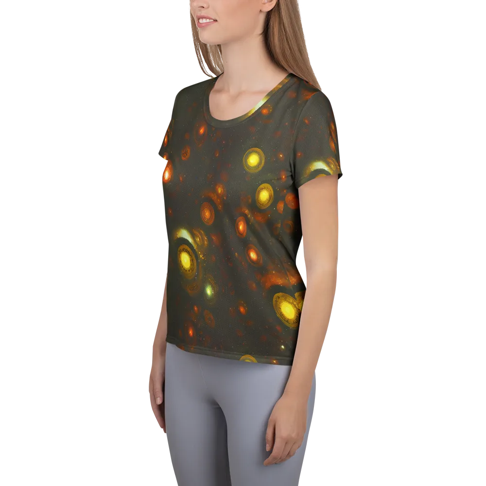 Solar Relics on Women's Athletic T-Shirt — Left