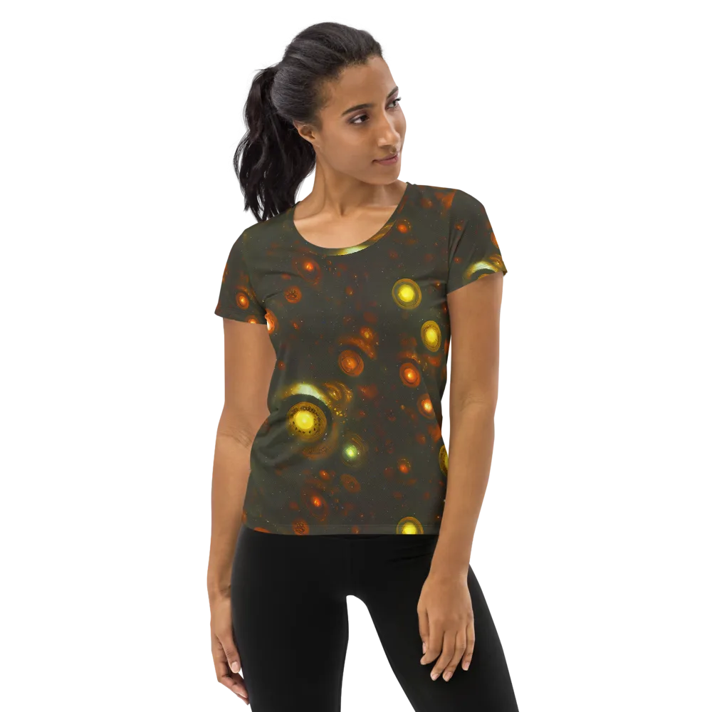 Solar Relics on Women's Athletic T-Shirt — Front