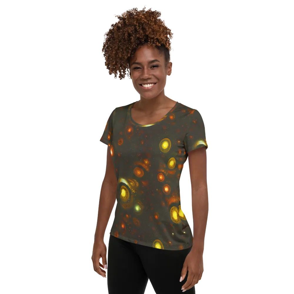Solar Relics on Women's Athletic T-Shirt — Left
