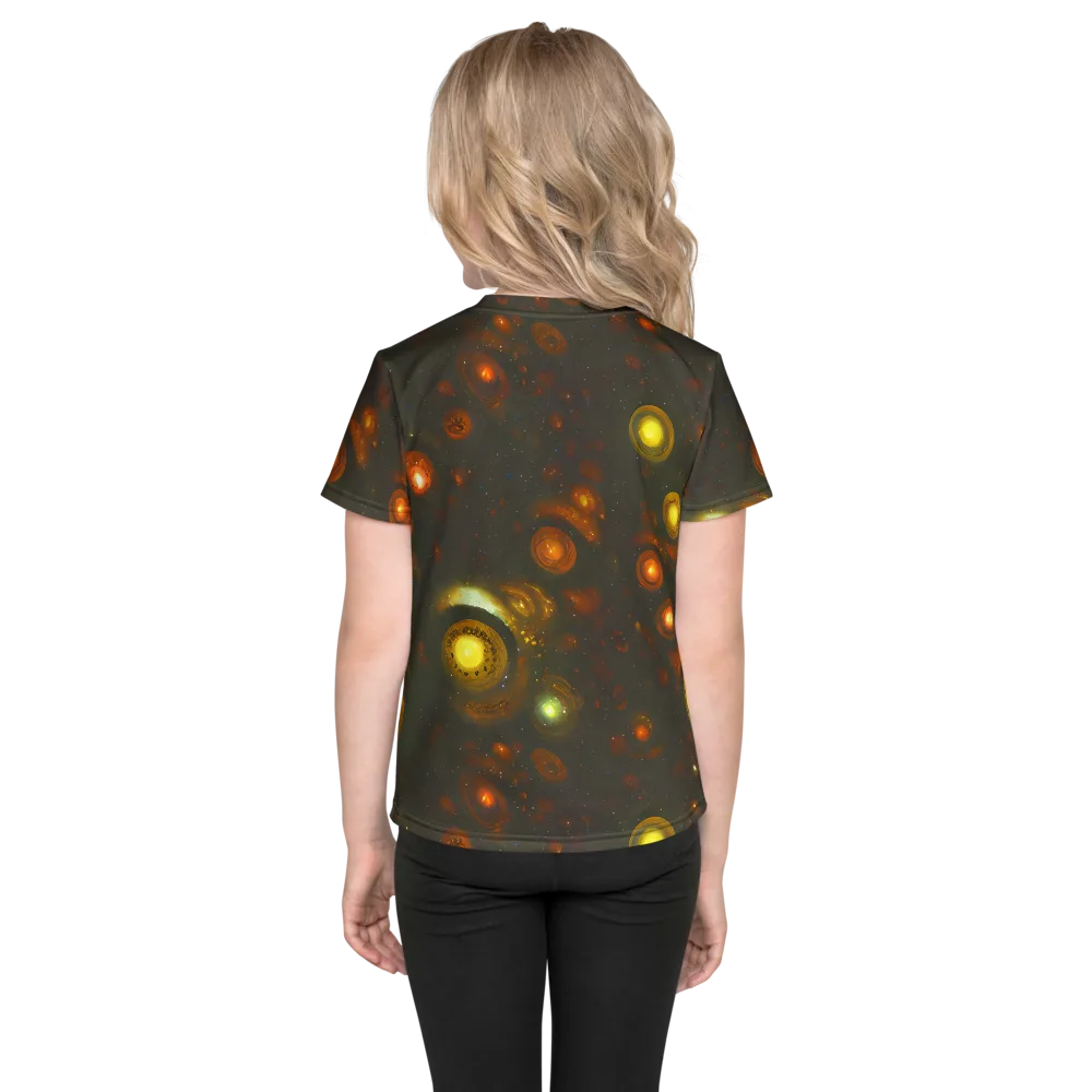 Solar Relics on Kids Crew Neck T-Shirt — Back