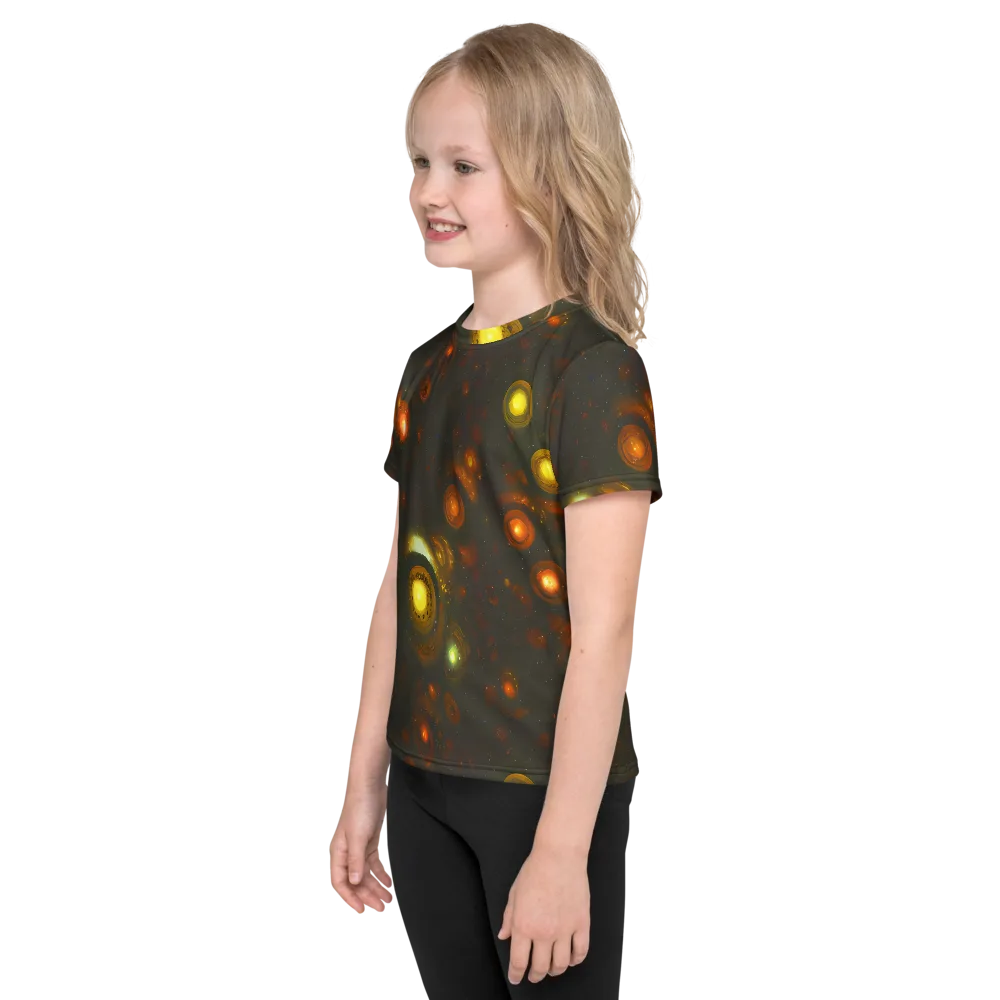 Solar Relics on Kids Crew Neck T-Shirt — Left
