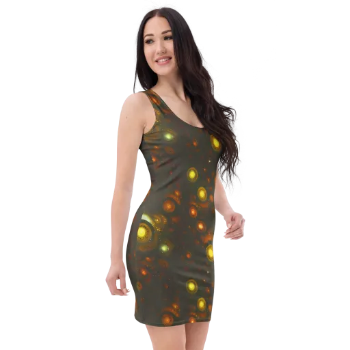 Solar Relics on a Bodycon Dress