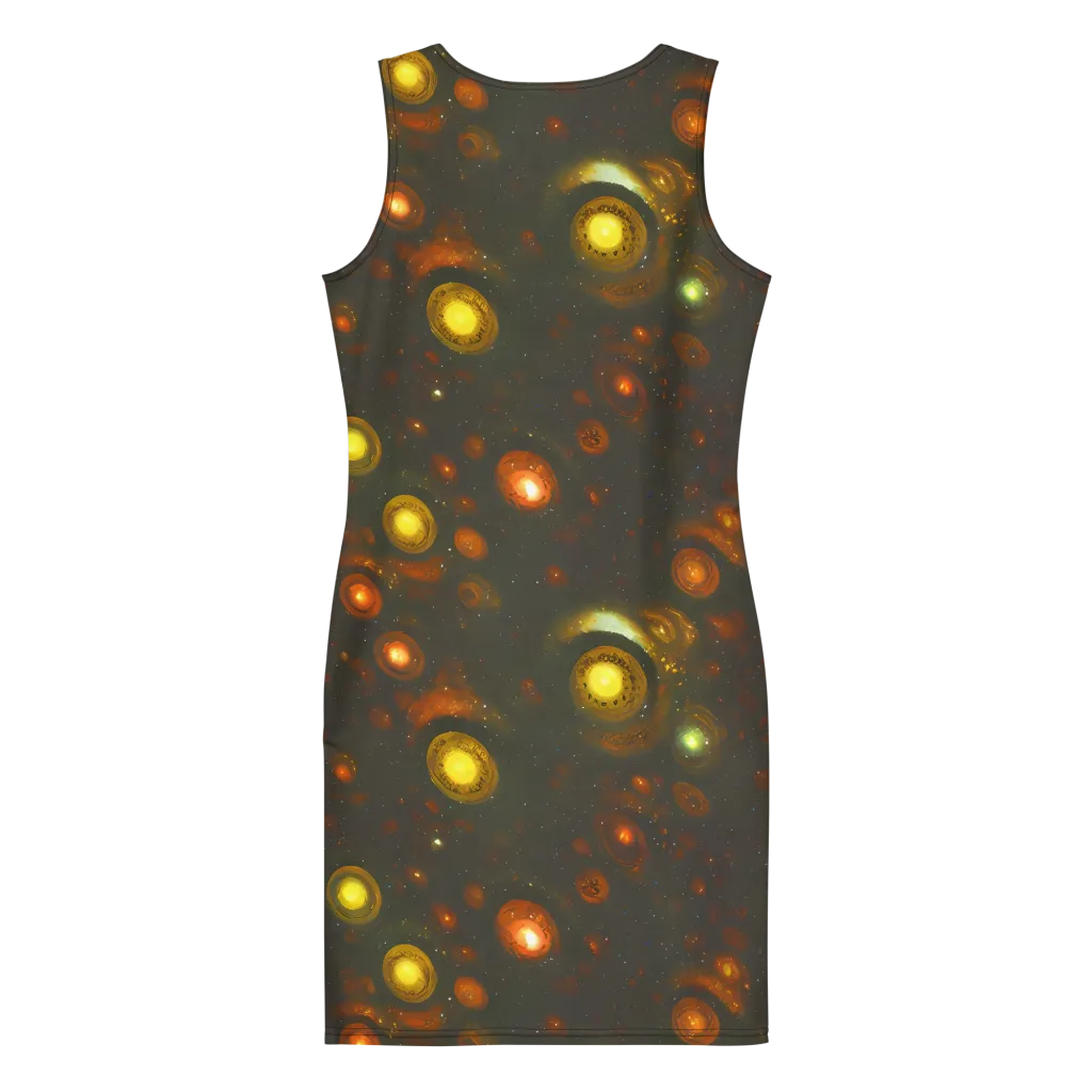 Solar Relics on Bodycon Dress — Back
