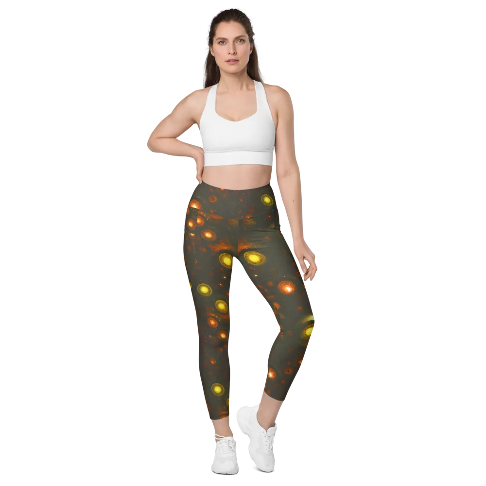 Solar Relics on Leggings with Pockets — Front