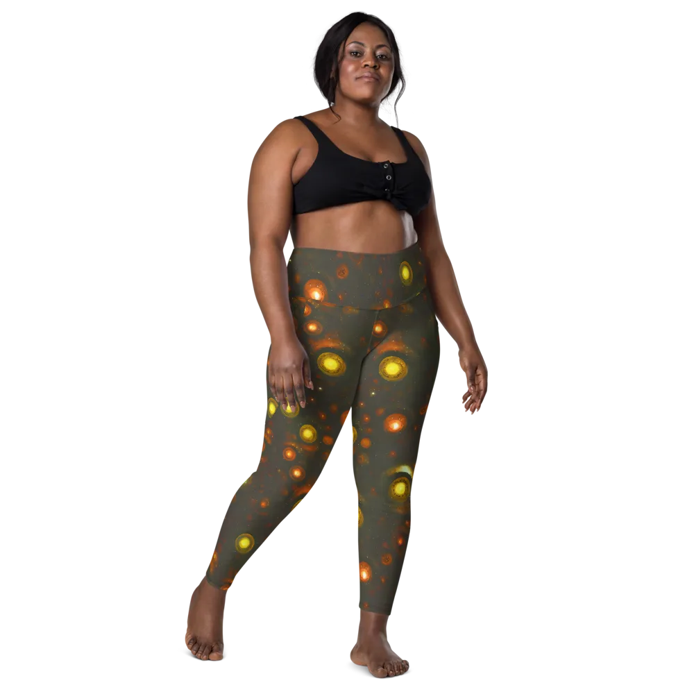 Solar Relics on Leggings with Pockets — Front