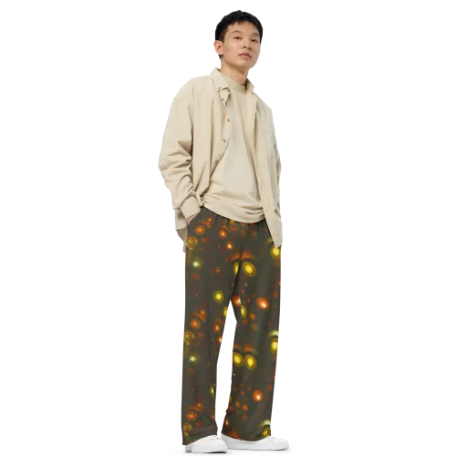 Solar Relics on a Wide-Leg Pants