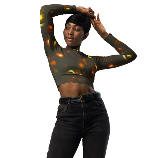 Solar Relics on a Long Sleeve Crop Top