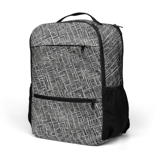 Noir Blueprint on a Utility Backpack