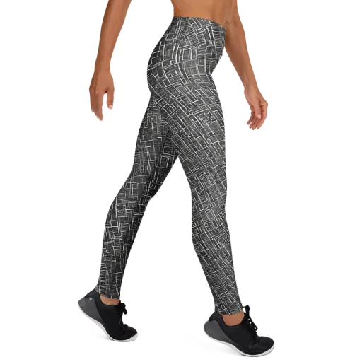 Noir Blueprint on a Yoga Leggings