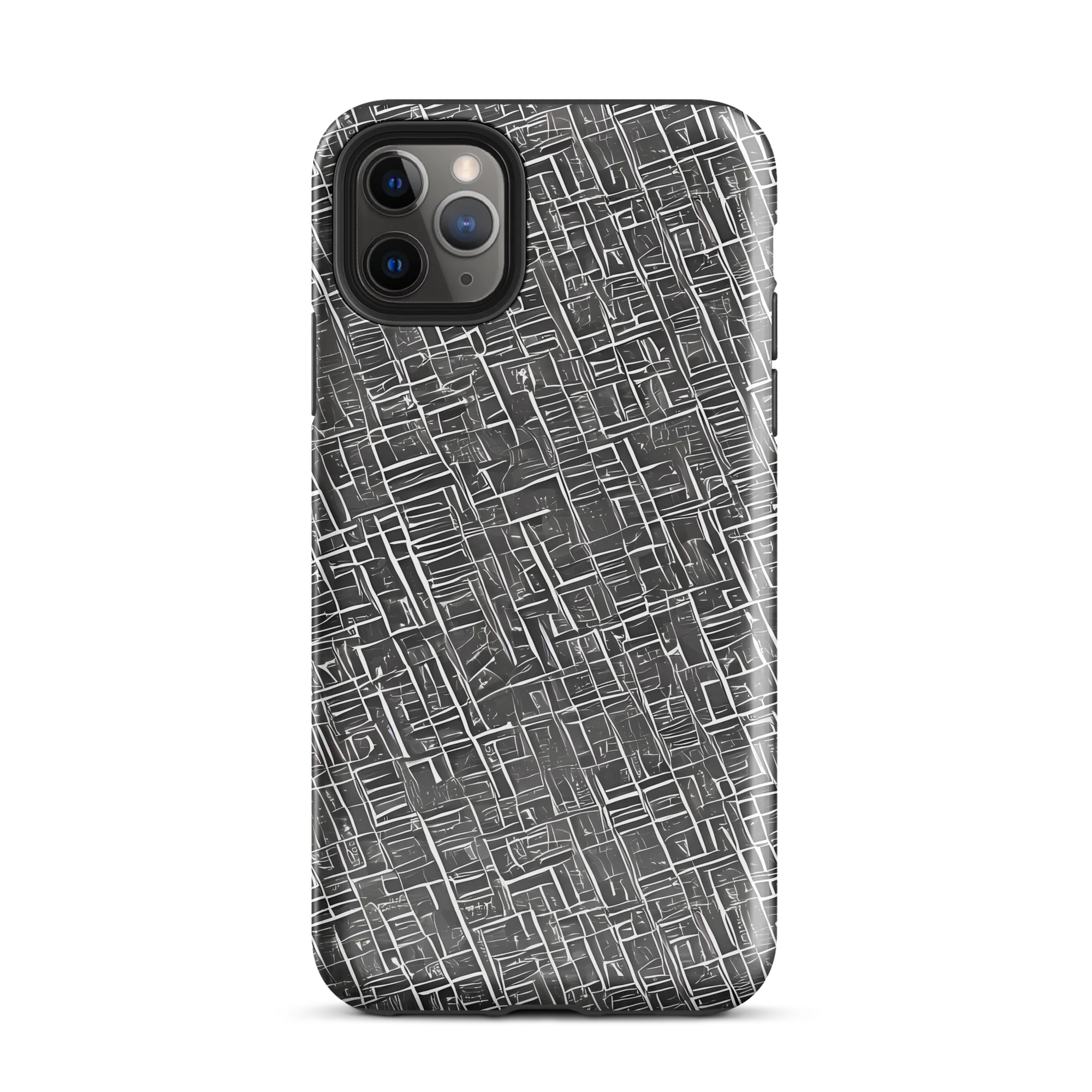 Noir Blueprint on Tough Case for iPhone® — Front