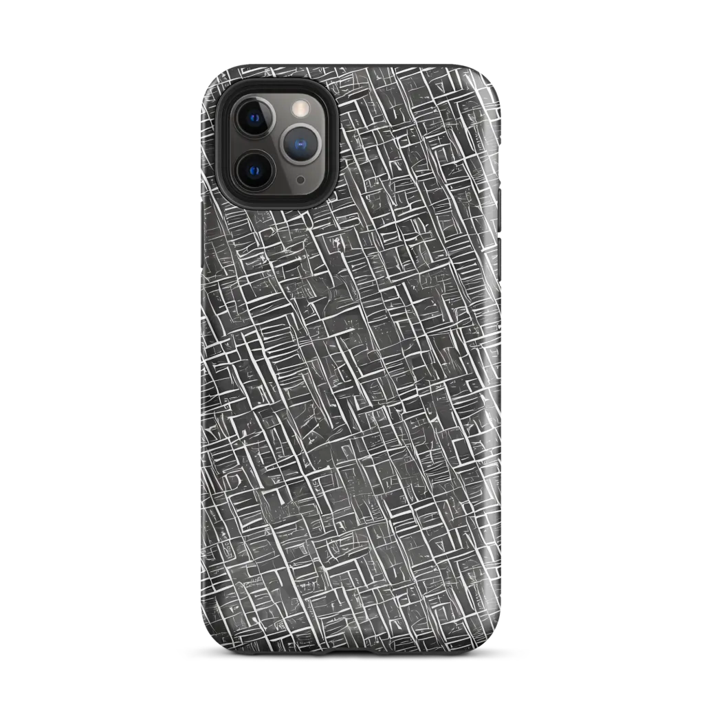 Noir Blueprint on Tough Case for iPhone® — Front