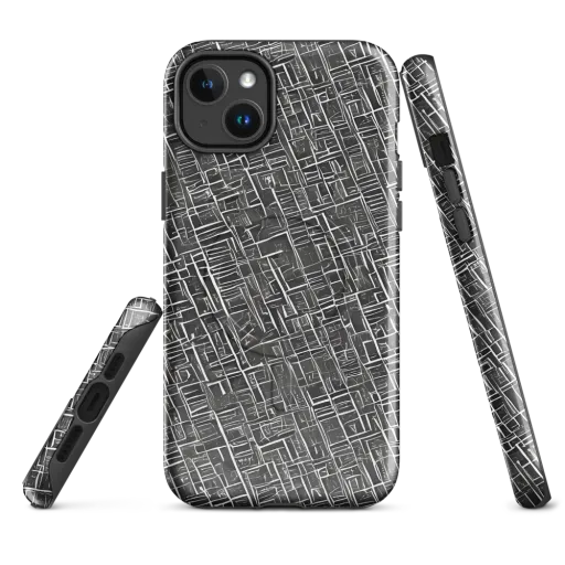 Noir Blueprint on a MagSafe Tough Case for iPhone®