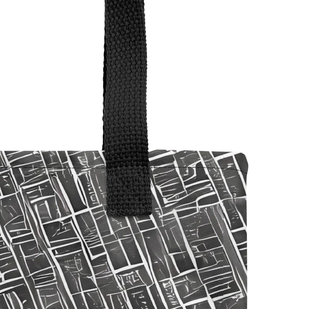 Noir Blueprint on Tote Bag — Product details