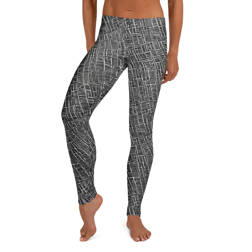 Noir Blueprint on Leggings — Front