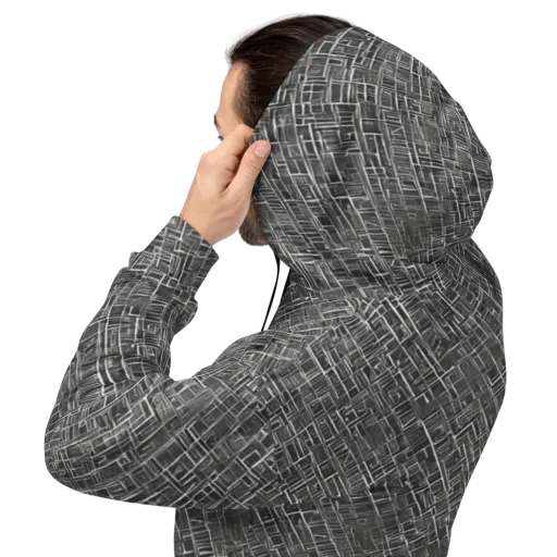 Noir Blueprint on a Hoodie