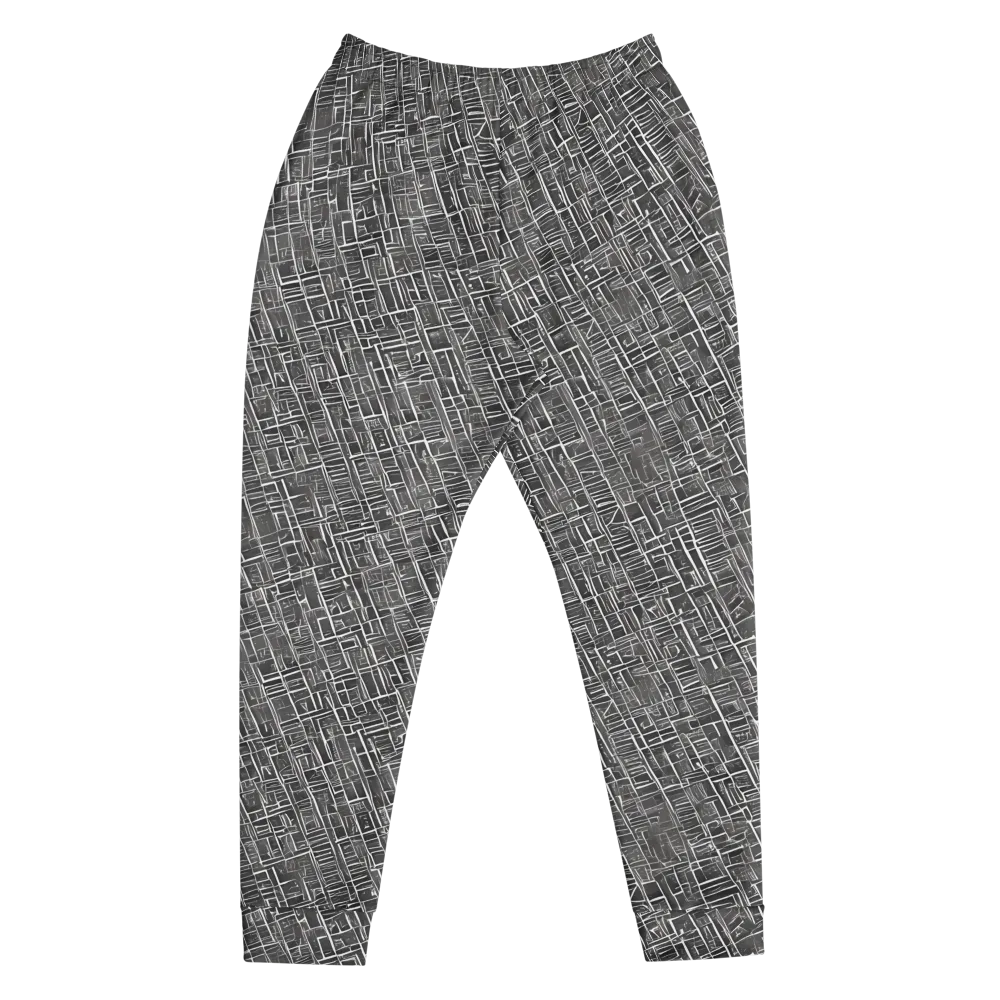 Noir Blueprint on Men's Joggers — Front