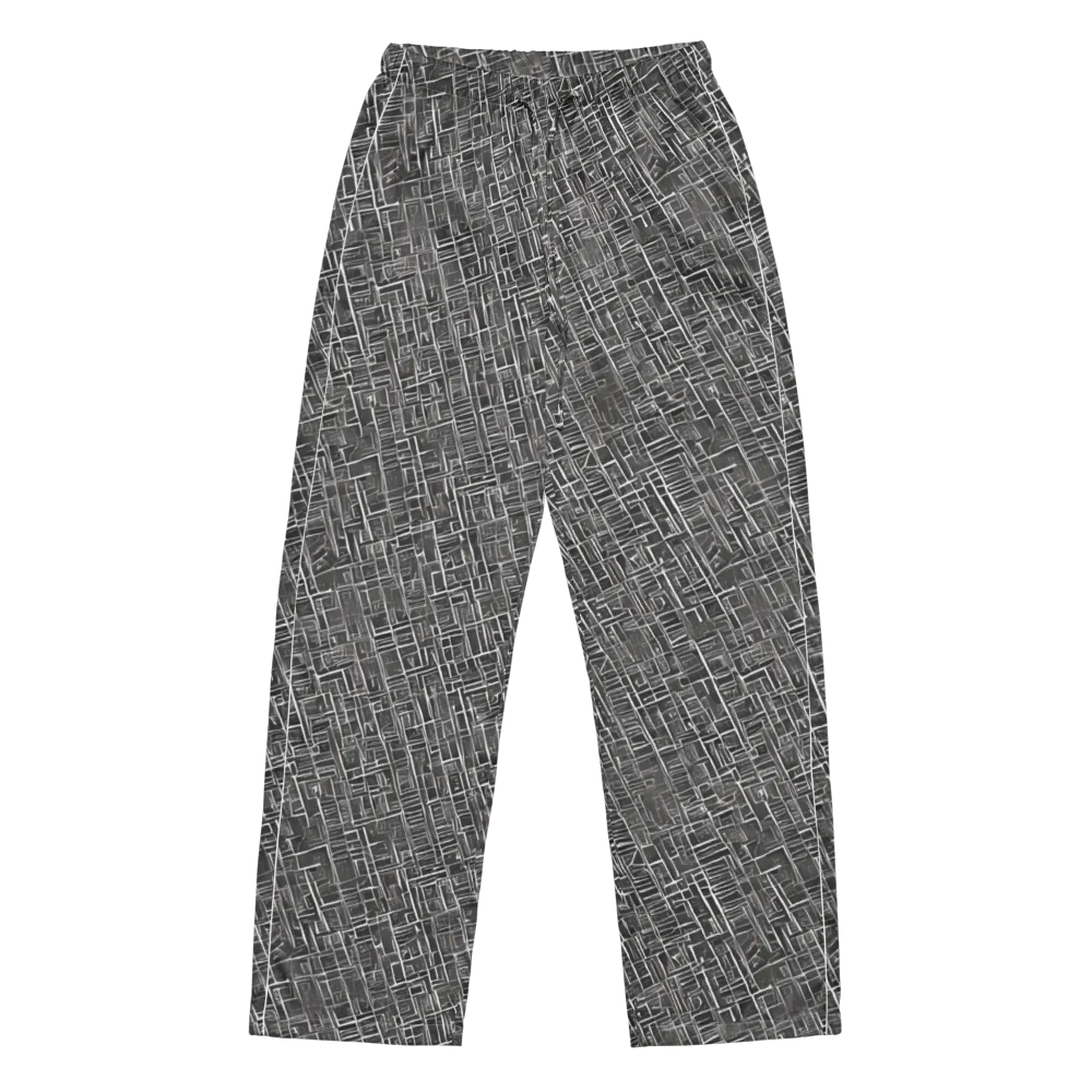 Noir Blueprint on Women's Pajama Pants — Front