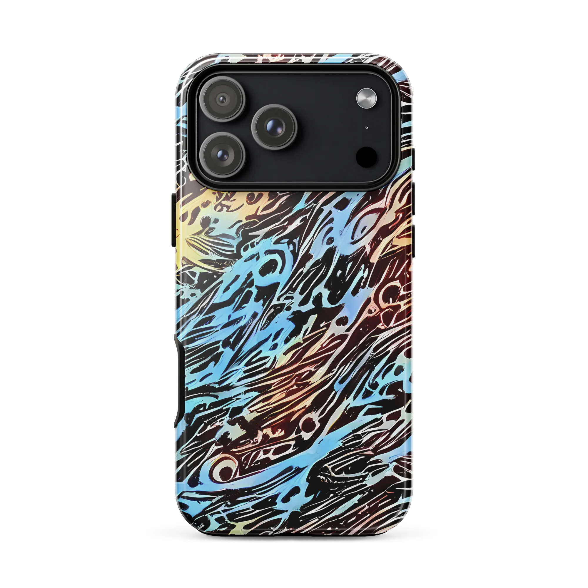 Oxblood Ocean on Tough Case for iPhone® — Front