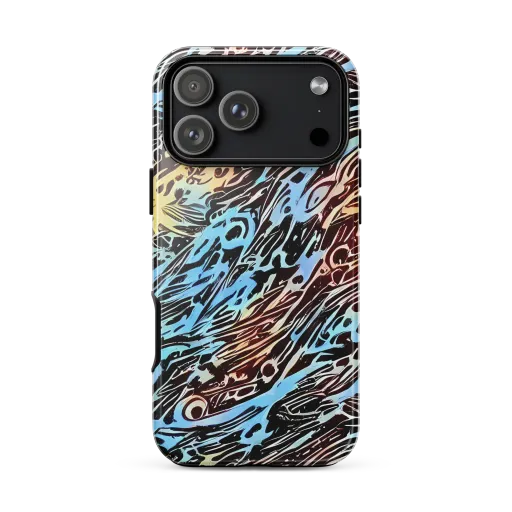Oxblood Ocean on a Tough Case for iPhone®