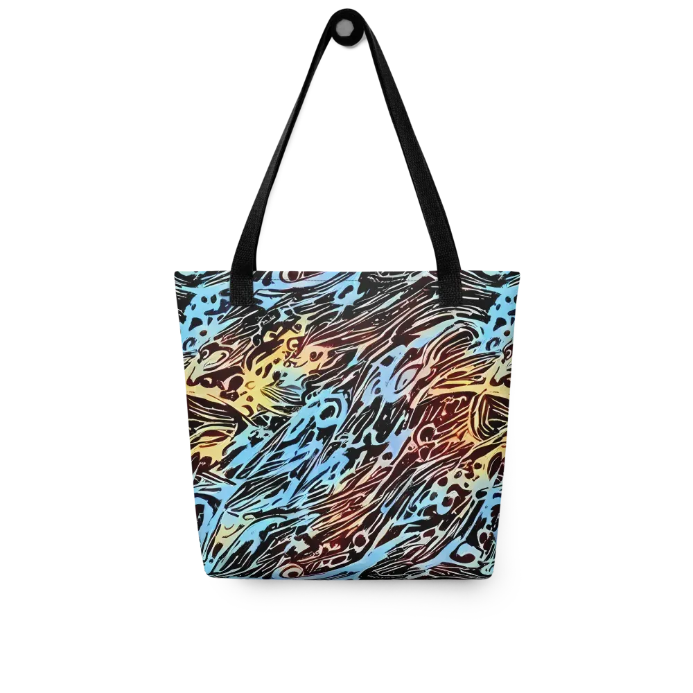 Oxblood Ocean on Tote Bag — Front